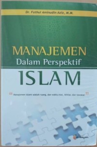 Image of Manajemen dalam Perspektif Islam